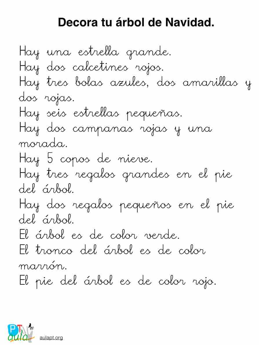 decora tu 193 rbol de navidad comprensi 211 n lectora de frases decora tu 193 rbol de navidad comprensi 211 n lectora de frases
