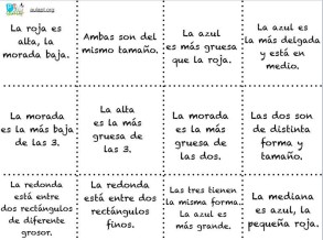 El juego de los tamaños texto