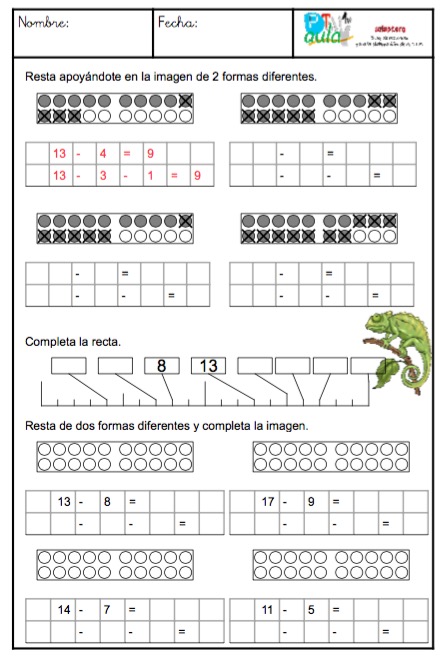 resta de dos formas diferentes