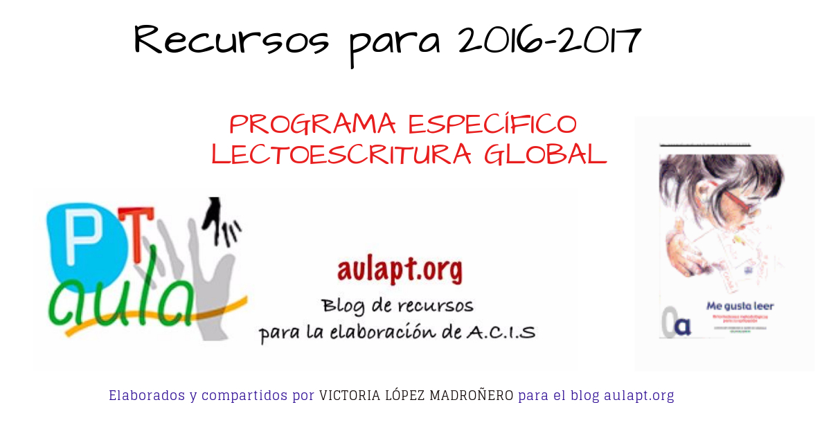 PROGRAMA ESPECÍFICO LECTOESCRITURA GLOBAL