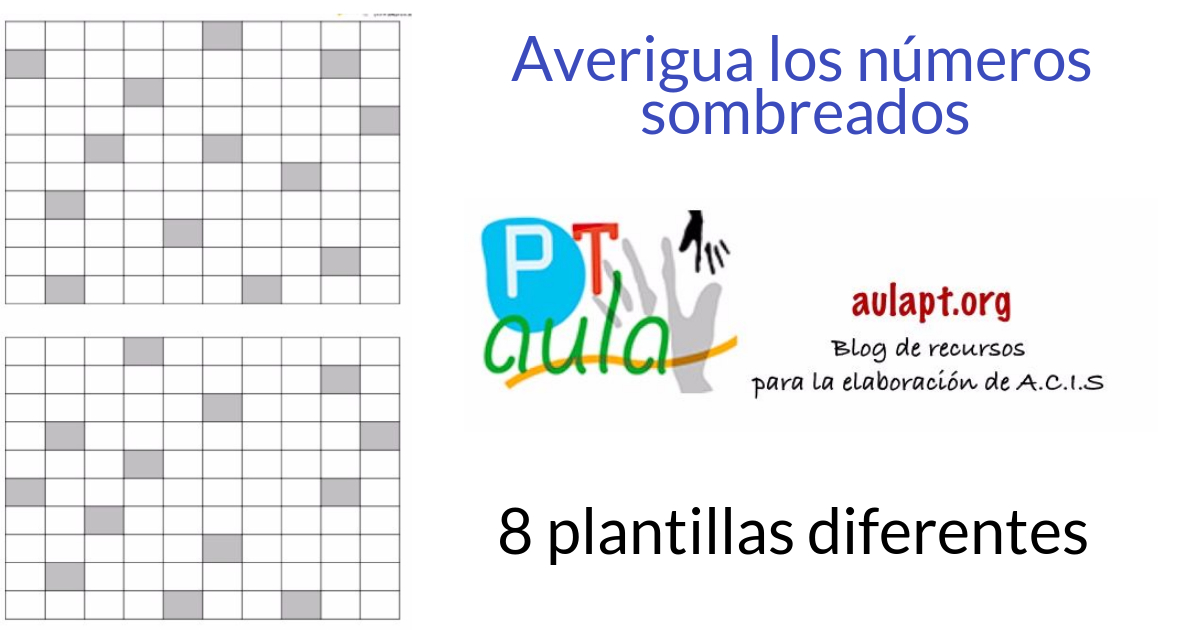 Averigua Los Numeros De Los Cuadros Sombreados Aula Pt