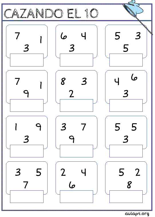 caja 3 números