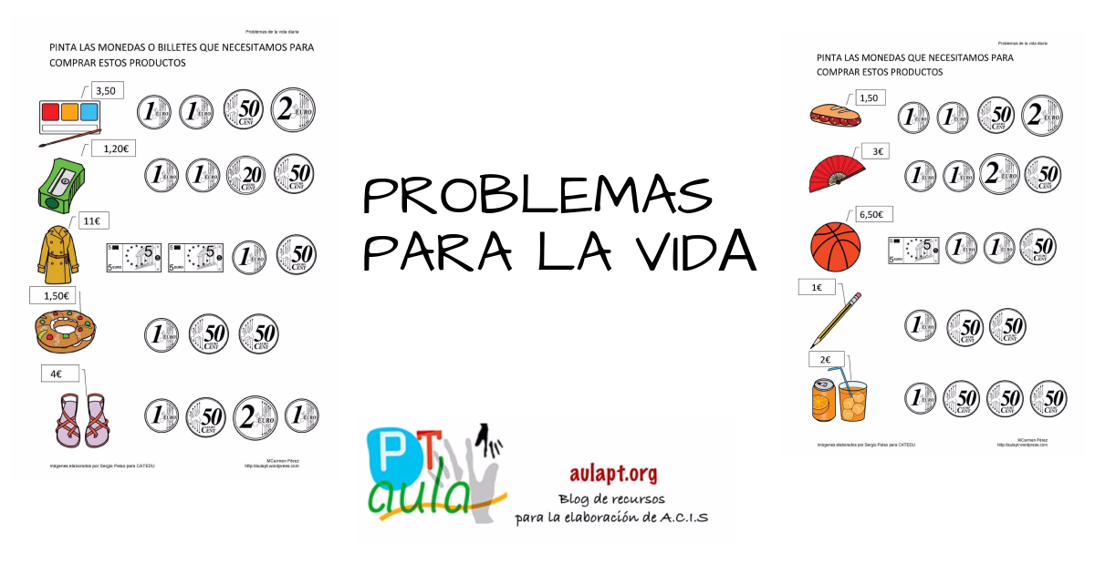 PROBLEMAS DE LA VIDA DIARIA Aula PT