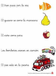COMPRENSIÓN LECTORA FRASES VEDOQUE