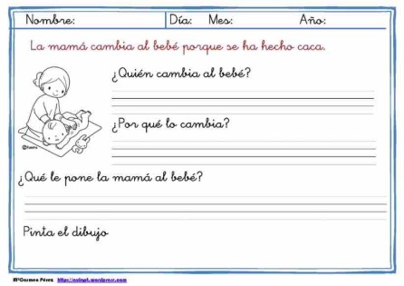 comprensión lectora de frases cortas 3