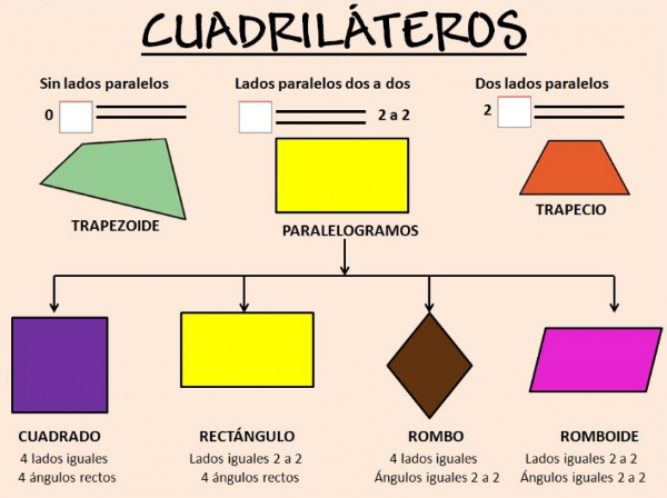 LOS CUADRILÁTEROS. TARJETA DE REPASO - Aula PT